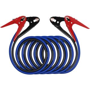 SAFEMATE Heavy Duty Jumper Cables, 2 Gauge 18 feet Automotive Booster Cables for Car Battery, with Voltage Detection and Reverse Connection Protection
