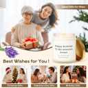 2 x Gifts for Mom, Birthday Gifts for Women, Unique Gift for Mom from Daughter Son, Funny Candle with Replaceable Stickers, Ideal Mothers Day Gift for Moms, Womens, Wife, Her, 450g