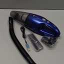 Handheld Vacuum Cordless Rechargeable  6000Pa Mini Hand Held Vacuum, LED Light, 2025 Mins Runtime, USB Charging, 500ML Cup  Lightweight Small Vacuum Cleaner Cordless for Car/Office/Home (Azure)