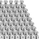 MAGXCENE Pack of 50 Fridge Magnets, Small Strong Refrigerator Neodymium Magnets for Whiteboard, Office, Classroom, Kitchen, Adults, Home