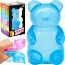 Fidget Toys Squishy Gummy Bear, Stress Cube Squishies Anxiety Stress Relief, Ice Squishy Stress Cube-Drop Malt Sugar Balls, Sensory Ball for Kids with Autism