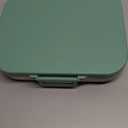 Stainless Steel Lunch Box: Metal Bento Box for Kids Adults - Leak-Proof 3 Compartments,Green