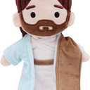 Jesus Plush Doll, Jesus Stuffed Animal for Room Decor, 9 in | Meaningful Religious Design, Great for Bedtime, Travel, Prayer Companion, Ideal Gift for Baptism or Communion