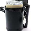 Bike Cup Holder Handlebar Cruiser with Cell Phone Holder Key Holder for Bicycle Motorcycle Scooter Boat Black