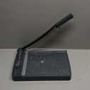 Firbon 12" Guillotine Paper Cutter, Heavy Duty 12-Sheet Capacity Trimmer for Cardstock, Photos, Scrapbooking, Office, Classroom, Studio (Gray)