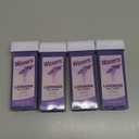 Roll on Wax, Lavender Waxing Roller Refill for Hair Removal Wax Cartridge Depilatory Roller Refill for Women Men 4 Pack