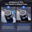 Electric Vacuum Suction Car Phone Holder, 360 Rotation Magnetic Phone Holder for Car Foldable Strong Suction Adjustable Car Phone Mount Stand for iPhone16/15/14/13/12(Not Charge Phone)