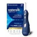 Waterpik Cordless Advanced 2.0 Water Flosser For Teeth, Gums, Braces, Dental Care With Travel Bag and 4 Tips, ADA Accepted, Rechargeable, Portable, and Waterproof, Blue WP-583