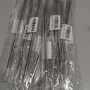 10 x Reusable Drinking Straws, Replacement Stainless Steel Straws for 40oz Tumbler, Silicone Straws and Cleaning Brush