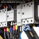 Underground Wire Splice Kit Fit for Supports 14/3 to 8/3 Wire Range UF Cables Splice and Heat Shrink Tubing Electrical Cables Can Withstand up to 600 Volts of Voltage, 1 Set