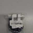 Door Hole Cover Plate,2-5/8" Diameter Round Deadbolt Cover Plate,Matte Black Door Knob Hole Cover Plate Door Hole Filler Plate for Home Security-2 Pack