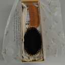 Belula 100% Boar Bristle Hair Brush Set (Medium). Soft Natural Bristles for Thin and Fine Hair. Restore Shine And Texture. Wooden Comb, Travel Bag and Spa Headband Included!