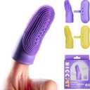 HICC PET Dog Toothbrush, Anti-Slip Dog Tooth Brushing Kit, Dog Finger Toothbrush for Plaque and Tartar Cleaning, Dog Teeth Cleaning for Small & Large Pets, Safer & Softer Liquid Silicone, 2-Pack