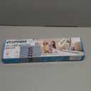 Carpet Rake for Pet Hair Removal - Upgraded 2-in-1 Carpet Broom with Copper Scraper & TPU Brush, 54 Adjustable Long Handle Reusable Cat Dog Hair Remover Tool for Deep Cleaning Rugs, Mats (Black)