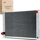 Radiator Compatible with 2008-2013 Infiniti G37 2009-2017 Nissan 370Z 2007 Infiniti G35 2011-2012 Infiniti G25 2014-2015 Infinity Q60 Q40 2010 2016 3.5L 3.7L 2.5L Aluminum Core Condenser