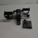 Folding Pedal Exerciser, Mini Exercise Bike Under Desk Bike Foot Pedal Exerciser, Foot Hand Cycle Portable Peddler Machine Bicycle Exerciser Arm Leg Exerciser While Sitting (Silver)