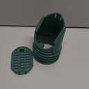 1 Pack Downspout Rodent Guard, Twist in Insert for 4" Round Rain Gutter Downspout Extension Hose to Block Animals, with Leaf Filter Design (Green)