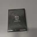 Slim Wallet for Men, Christmas Stocking Stuffers Gifts for Men Him, White Elephant Gifts for Adults Husband Boyfriend, RFID Blocking Minimalist Wallet for Men with Money Clip, Credit Card Holder (Classic Black & Orange)