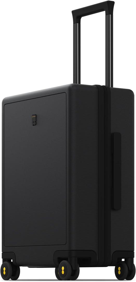 LEVEL8 Small Carry on Luggage Airline Approved, 18 Inch Suitcase, Black