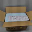 Basics LeakProof Dog and Puppy Potty Training Pee Pads with QuickDry 5Layer Super Absorbent Design, Regular Size 22 x 22 inch, Blue & White, 100 Count