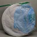 AMMER Pop Up Mosquito Net Tent for Beds, Portable Foldable Mosquito Netting Folding Design with Net Bottom,2 Entries,Suit for Twin to King Size Bed (79x71x59inch) (White)