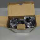 Bonsenkitchen Hand Blender, Immersion Blender with 2 Mixing Speed, Electric Handheld Mixer Portable Stick Mixer with Stainless Steel Blades for Soup, Smoothie, Puree, Baby Food (Single, Black)