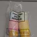 40 Pack 4 oz Ice Cream Cups with Spoons Paper Dessert Cups Colorful Sundae Bowls Disposable Ice Cream Containers for Hot Soup Spring Summer Graduation Bar Party Supplies