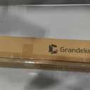 Grandekor No Drill Cordless Zebra Blinds,29" W x 72" H,White