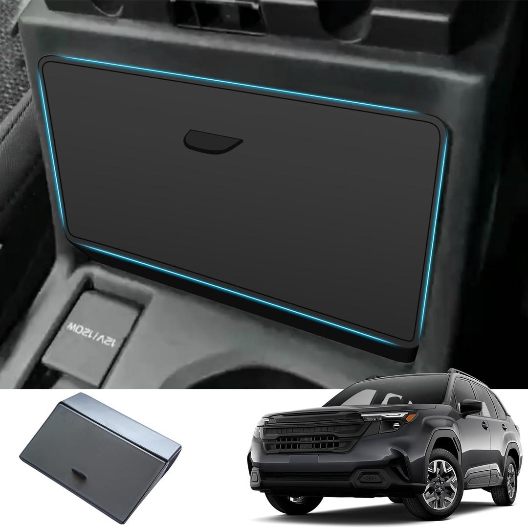 Center Console Hidden Box Compatible with Forester 2025 Accessories Armrest Secret Compartment