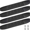 Nerf Bar Replacement Pads Kit for Platinum 3 Nerf Bars 20" Pad with 4 Holes, 19.8" X 3.2"(18.6" Outer Hole Spacing) Durable Non-Slip Running Boards Replacement PadsVerify Tube Size & Hole Spacing