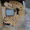 LazBlinds No Tools No Drill Cordless Bamboo Roman Shades, Privacy Window Treatment, Roll Up Bamboo Blinds for Windows 21'' W x 64'' H, Natural