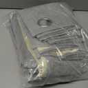 MIULEE Linen Curtains for Bedroom 100% Blackout Thermal Insulated Glacier Gray Grommet Room Darkening Curtains & Drapes for Living Room Nursery 52 x 90 Inch (2 Panels)