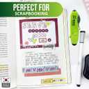 Double Sided Tape with Retractable Dispenser Roller - Permanent, Acid Free, Transparent - 2 Runners & 8 Refill Cartridges - Ideal Scrapbook Supplies & Scrapbooking Supplies Kit - 315 Inches Each