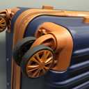Cosbarn Luggage Sets 5 Piece Suitcases with Wheels, Suitcase Set ABS Hard Case Luggage with TSA Lock Spinner Wheels Durable Travel Luggage