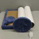 Ahomdoo Cat Scratching Post 34 Inches Heavy Duty and Thicker Cat Scratching Post Sisal Rope with Hanging Ball and Mice Scratching Post for Indoor Cats and Adult(Navy Blue)