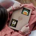 2 x Ercadio 36PCS Happy 50th Birthday Cupcake Toppers Glitter Fifty Vintage 1975 Cake Picks Cheers to 50 Fabulous Older Wiser Hotter Cake Decor for 50th Birthday Wedding Anniversary Party Supplies