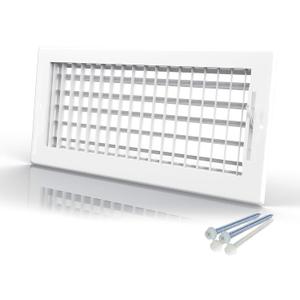 Engera Adjustable Double Deflection HVAC Air Register-Supply Air Diffuser Air Vent Register-Heating/AC Vent Cover-Wall Register 14x6"Duct [16x8"Face]