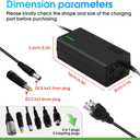 54.6V 3A Charger with 6-in-1 Plug for 48V Lithium Battery Such as Car Truck Lawn Mower Boat Marine Batteries (54.6V3A-(6-in-1 Plug))