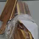 Patelai 12 Packs Wooden Cutting Board Set with Handles Large Kitchen Serving Plain Chopping Board Bulk Gifts for Mom for Vegetables Meat Pizza Cheese Fruit Bread(Acacia Wood,16 x 5 Inch)