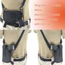 Sling Shoulder Holster Fits Handgun with Laser or Light Attachment Horizontal Vertical Ambidextrous Carry