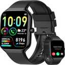 Smart Watch(Answer/Make Call), 1.96"HD Smartwatch for Men Women with Heart Rate/Sleep Monitor/Pedometer, 2025 New Activity Fitness Watch 113+ Sport Modes, IP68 Waterproof Running Watch for Android iOS