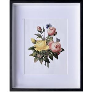 EKMAX 16X20 Shadow Box Frame in Black with Soft Linen Back - Composite Wood with Plexiglass for Wall and Tabletop