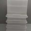 IRIS USA File Box, Plastic File Organizer with Lids for Letter/Legal File, Portable Document Box For Moving, Storage Bin with Durable and Secure Lid, Stackable Nestable BPA-Free, Clear 35 Qt. 4 Pack