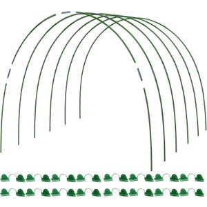 MAXPACE Greenhouse Hoops for DIY Grow Tunnels Less Than 2.7ft Wide, Rust-Free Fiberglass Support Hoops Frame for Garden Fabric, Plant Support Garden Stakes, Gardening Supplies, 25pcs