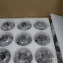 8-Light Glass Globe Sputnik Chandelier Matte Black and Gold Mid Century Modern Ceiling Light Fixture Adjustable Vintage Hanging Pendant Lighting for Dining Room Kitchen Bedroom Farmhouse