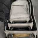 3 Piece Softside Luggage Sets  Lightweight Durable Suitcase with 360 Silent Spinner Wheels & Retractable Handle, Softshell Carry On for Business/Family Travel (20in/24in/28in)