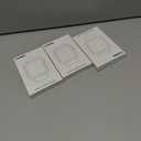 3 x 2 Pack Case for Apple Watch Screen Protector, Hard PC Case with Tempered Glass Protective Cover Guard Bumper, Slim Apple Watch Cover for iWatch Series 11 Series 10 - Black/Black 46mm