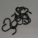 3 Inch Vinyl Coated S Hook,S Hooks for Hanging Plants ,10 Pack Non Slip Heavy Duty S Hooks ,Small Rubber Coated Steel Metal Black Closet S Hook for Hanging Jeans Plants Jewelry Pot Pan Cups Towels