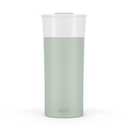 Ello Ogden 16oz Ceramic Travel Mug with Splash-Resistant Slider Lid and Protective Silicone Sleeve, Perfect for Coffee or Tea, BPA-Free, Dishwasher Safe, Honeydew