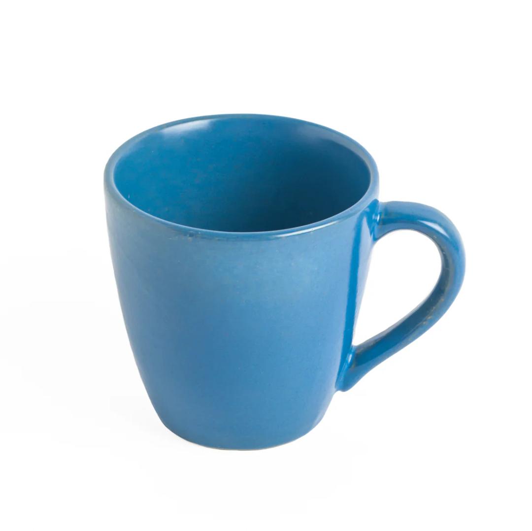 Hasense Ceramic Coffee Mug Blue Set Of 6